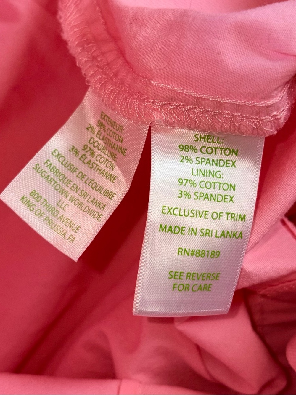 Lilly Pulitzer Colette Denim Skort Sz 8 - Picture 5 of 9